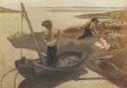 Pierre Puvis de Chavannes The Poor Fisheman oil painting artist
